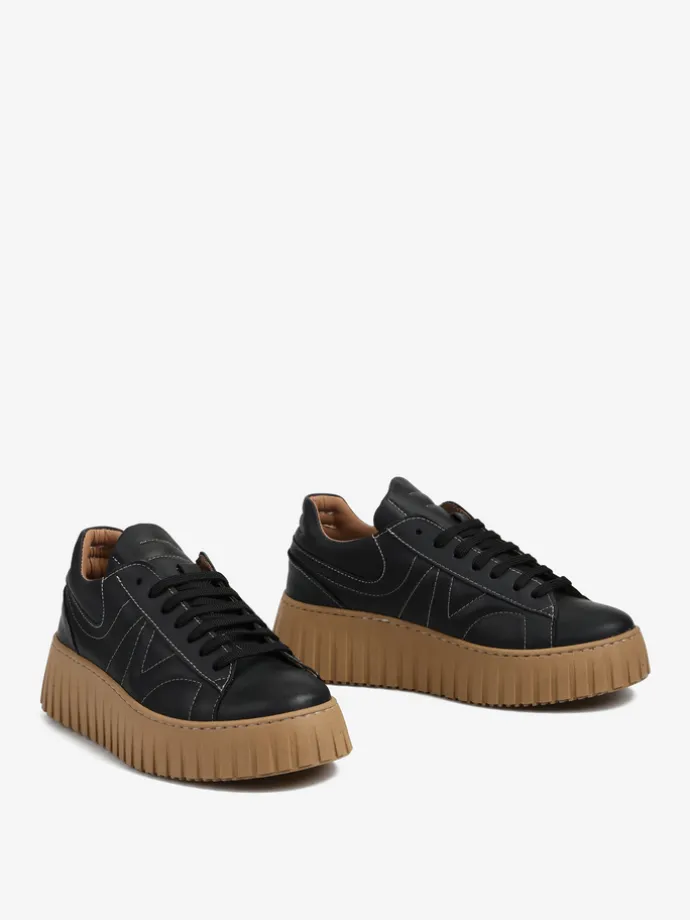 CZARNE SNEAKERSY HEGO'S MILANO