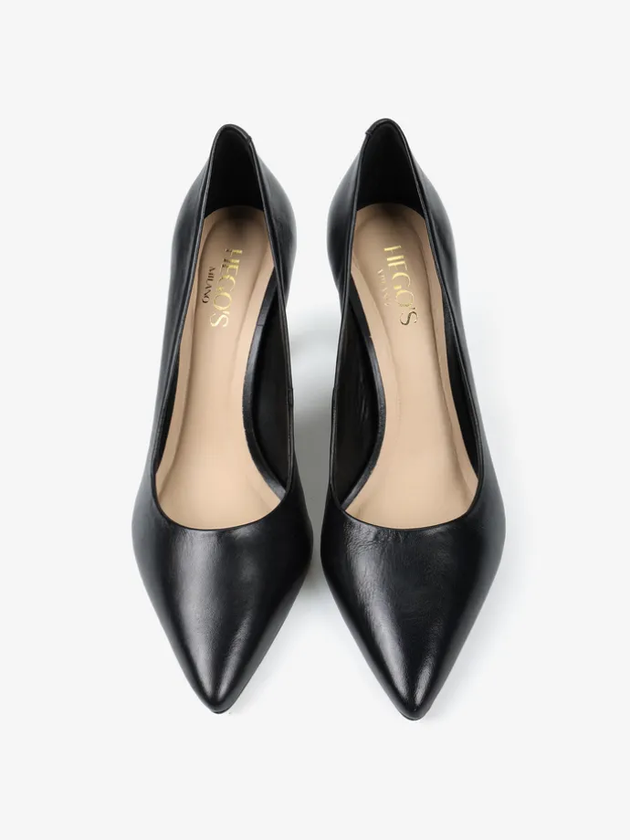 CZARNE SZPILKI HEGO'S Milano