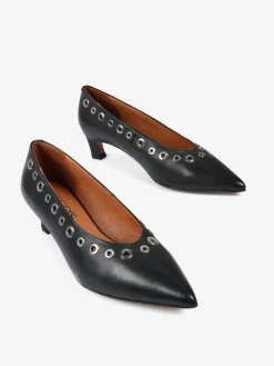 CZARNE SZPILKI HEGO'S Milano