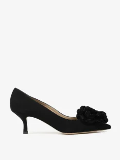 CZARNE SZPILKI NA NISKIM OBCASIE HEGO'S MILANO