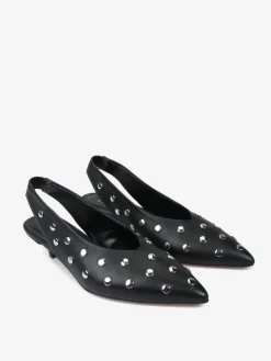 CZARNE SZPILKI Z ĆWIEKAMI HEGO'S Milano