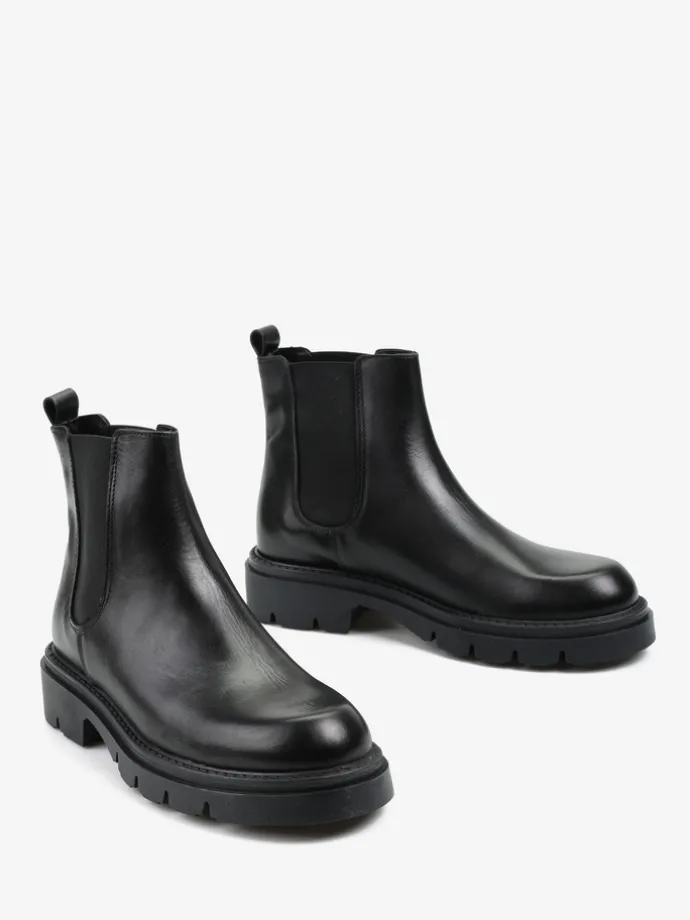 CZARNE SZTYBLETY HEGO'S MILANO