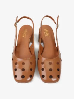 CZÓŁENKA NA NISKIM OBCASIE HEGO'S Milano