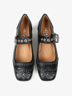 CZÓŁENKA NA NISKIM OBCASIE HEGO'S Milano