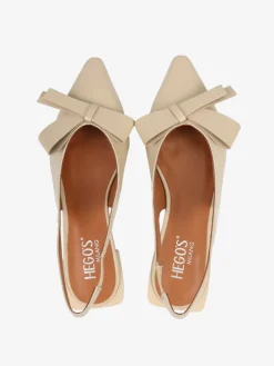 ELEGANCKIE BALERINY Z ODKRYTĄ PIĘTĄ HEGO'S Milano