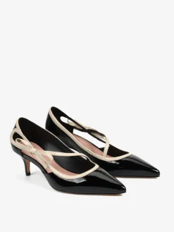 ELEGANCKIE SZPILKI Z KOKARDKĄ HEGO'S Milano