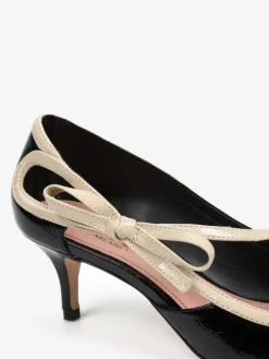 ELEGANCKIE SZPILKI Z KOKARDKĄ HEGO'S Milano