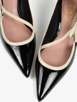 ELEGANCKIE SZPILKI Z KOKARDKĄ HEGO'S Milano