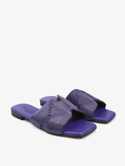 FIOLETOWE KLAPKI HEGO'S Milano