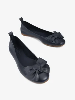 GRANATOWE BALERINY HEGO'S Milano