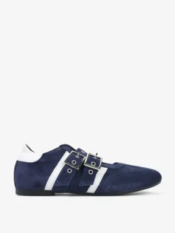 GRANATOWE BALERINY HEGO'S Milano