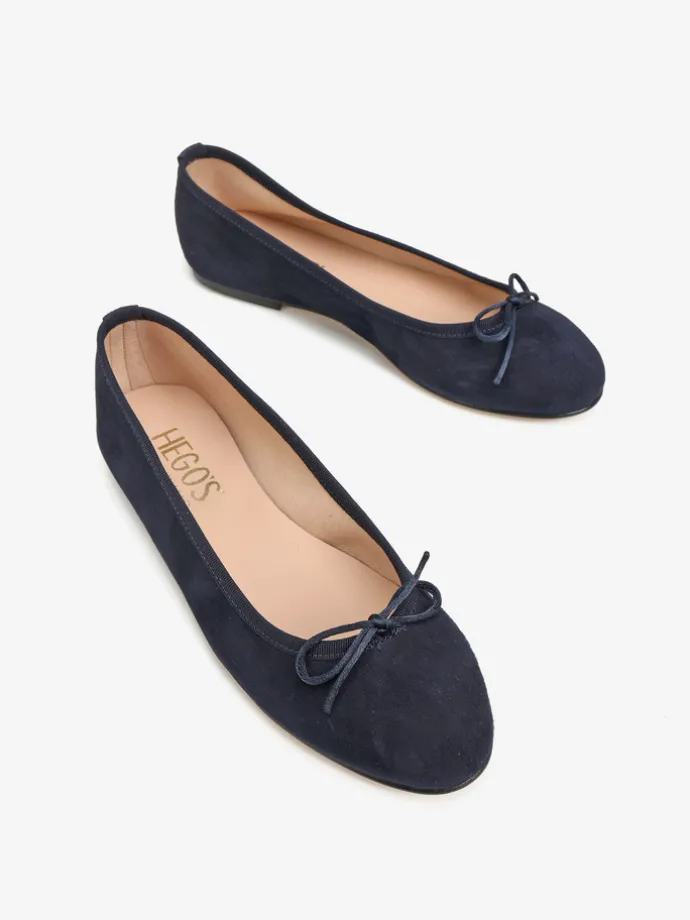 GRANATOWE BALERINY HEGO'S Milano