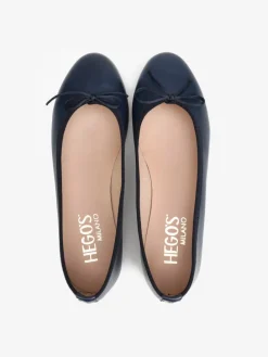 GRANATOWE BALERINY HEGO'S Milano