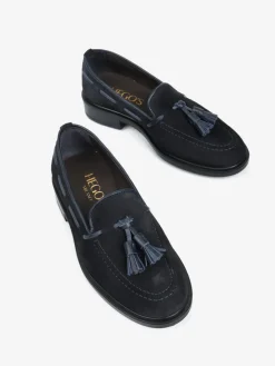 GRANATOWE MOKASYNY HEGO'S MILANO