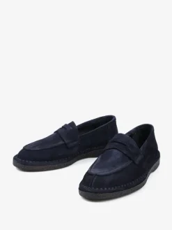 GRANATOWE MOKASYNY HEGO'S MILANO