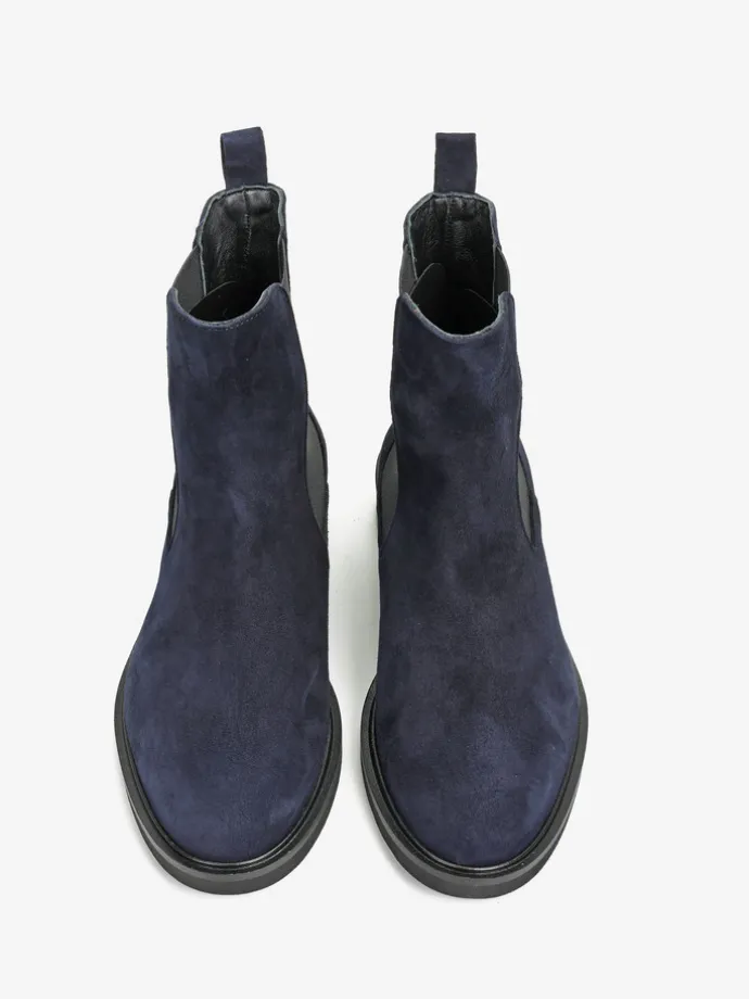 GRANATOWE SZTYBLETY HEGO'S MILANO