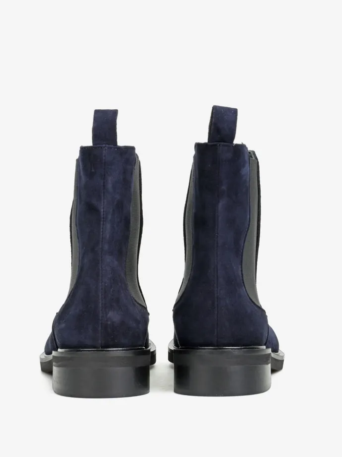 GRANATOWE SZTYBLETY HEGO'S MILANO