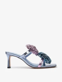 KLAPKI Z OZDOBNYMI POMPONAMI HEGO'S Milano