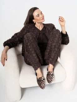 KLAPKI Z FUTREM W ŚRODKU HEGO'S Milano