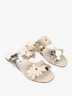 KLAPKI Z OZDOBNYMI KWIATAMI HEGO'S Milano