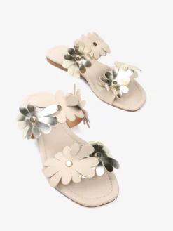 KLAPKI Z OZDOBNYMI KWIATAMI HEGO'S Milano