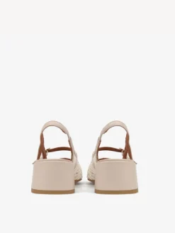 KREMOWE CZÓŁENKA NA NISKIM OBCASIE HEGO'S Milano