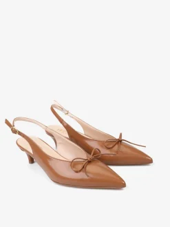 LAKIEROWANE SZPILKI Z ODKRYTĄ PIĘTĄ HEGO'S Milano