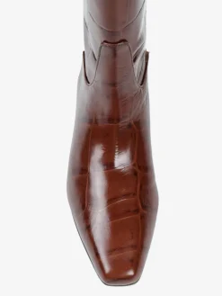 MODNE KOZAKI Z TŁOCZONEJ SKÓRY HEGO'S MILANO