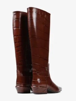 MODNE KOZAKI Z TŁOCZONEJ SKÓRY HEGO'S MILANO