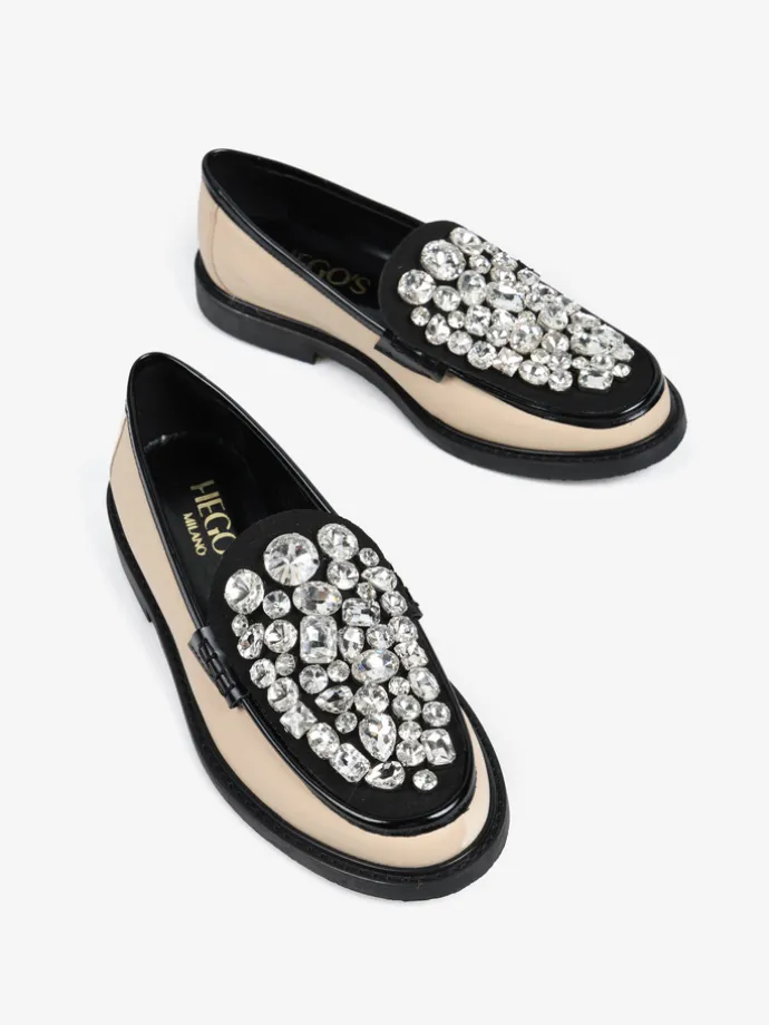 MOKASYNY Z KAMIENIAMI HEGO'S MILANO