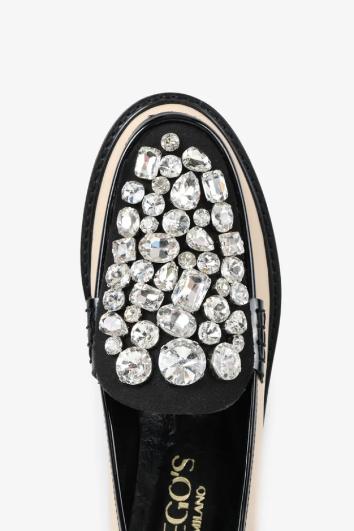 MOKASYNY Z KAMIENIAMI HEGO'S MILANO
