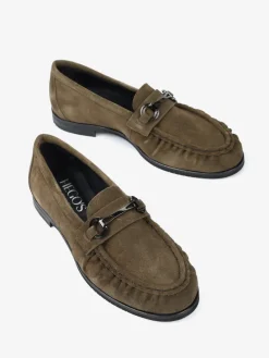 MOKASYNY Z METALOWĄ OZDOBĄ HEGO'S Milano