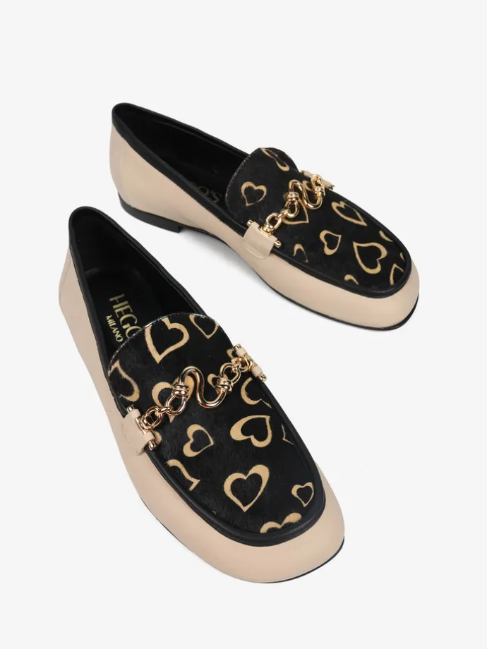 MOKASYNY Z OZDOBNYM ŁANCUCHEM HEGO'S Milano