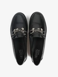 MOKASYNY Z OZDOBNYM ŁANCUCHEM HEGO'S Milano