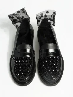 MOKASYNY Z PERŁAMI HEGO'S Milano