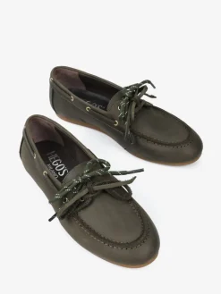 NUBUKOWE MOKASYNY ZE SZNURÓWKAMI HEGO'S Milano