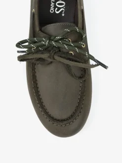 NUBUKOWE MOKASYNY ZE SZNURÓWKAMI HEGO'S Milano