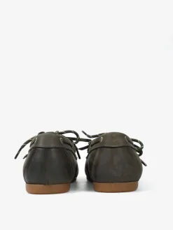 NUBUKOWE MOKASYNY ZE SZNURÓWKAMI HEGO'S Milano