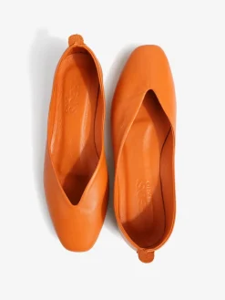 PAMARAŃCZOWE BALERINY HEGO'S Milano
