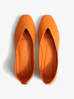 PAMARAŃCZOWE BALERINY HEGO'S Milano