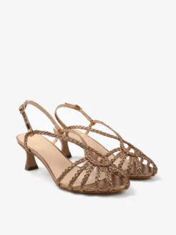 SANDAŁY NA NISKIM OBCASIE HEGO'S Milano