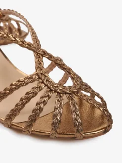 SANDAŁY NA NISKIM OBCASIE HEGO'S Milano