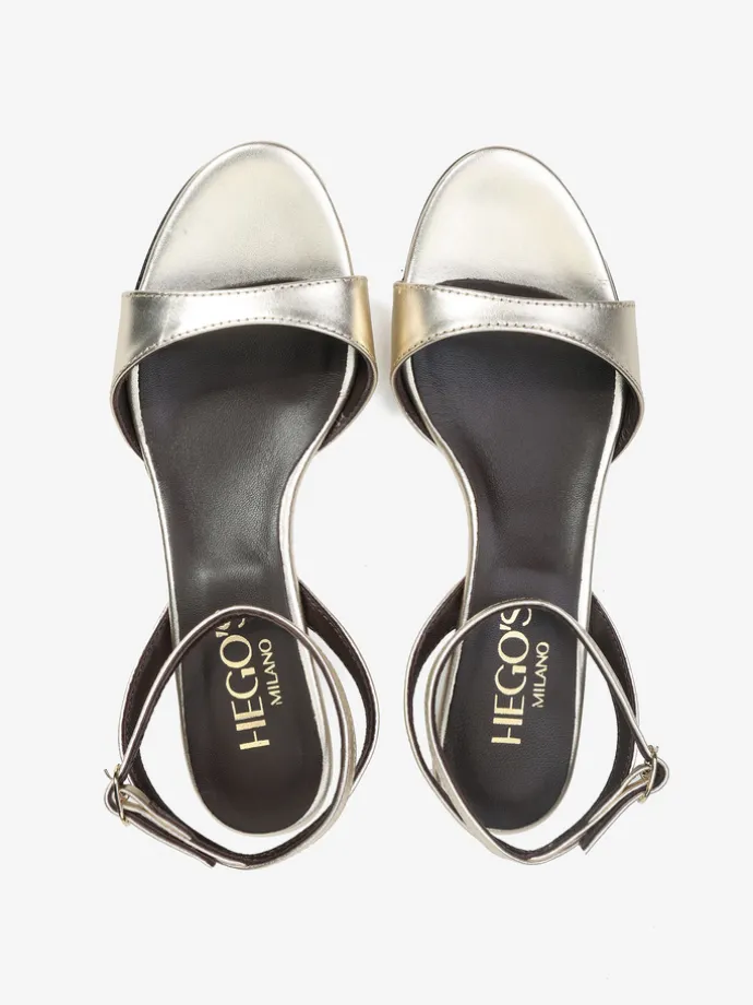 SANDAŁY NA NISKIM OBCASIE HEGO'S Milano