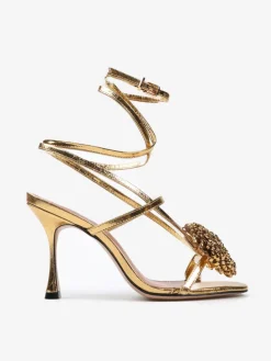 SANDAŁY Z OZDOBNYMI POMPONAMI HEGO'S Milano