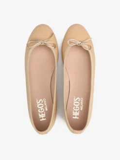 SKÓRZANE BALERINY HEGO'S Milano