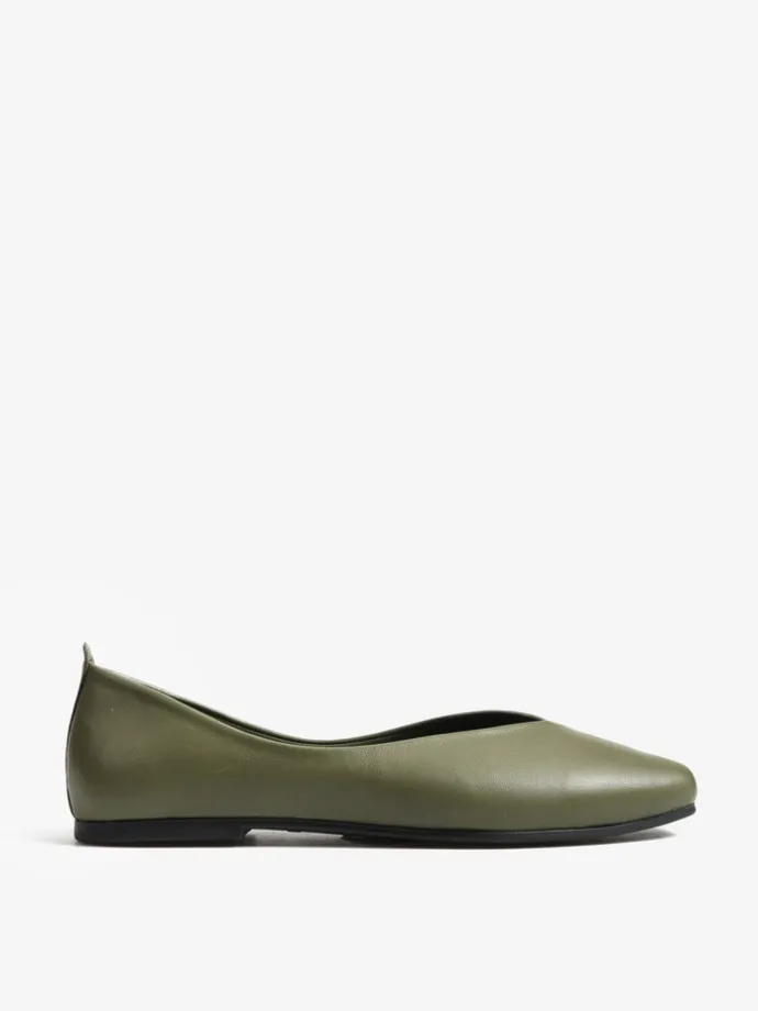 SKÓRZANE BALERINY HEGO'S Milano