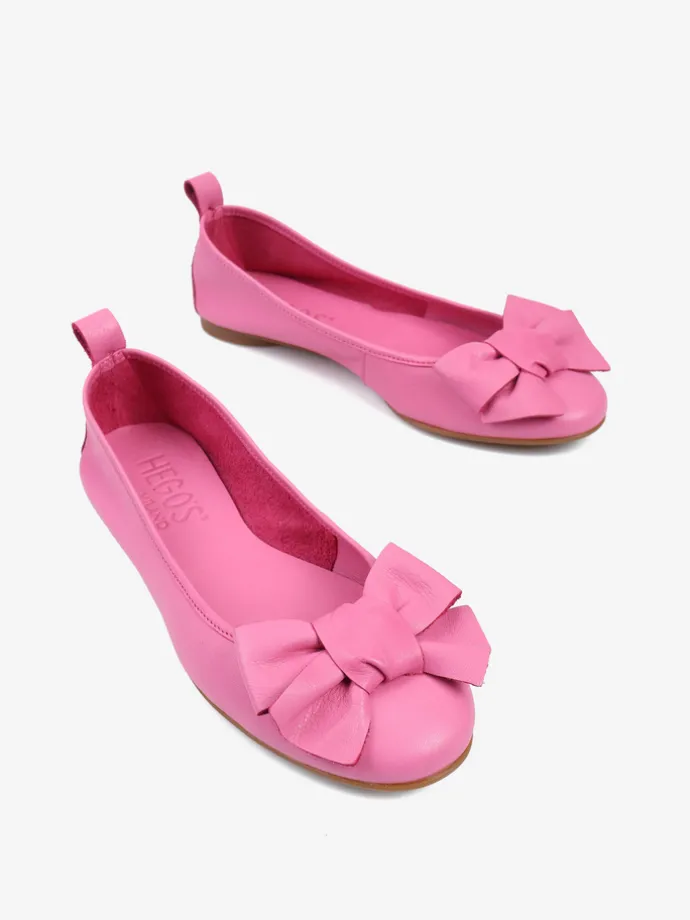 SKÓRZANE BALERINY HEGO'S Milano