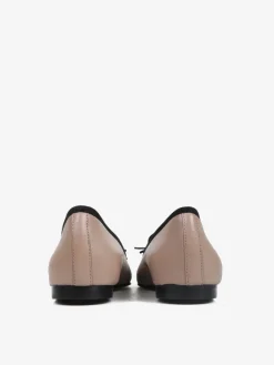 SKÓRZANE BALERINY Z OZDOBĄ HEGO'S Milano