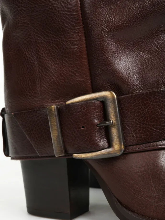 SKÓRZANE KOZAKI HEGO'S MILANO