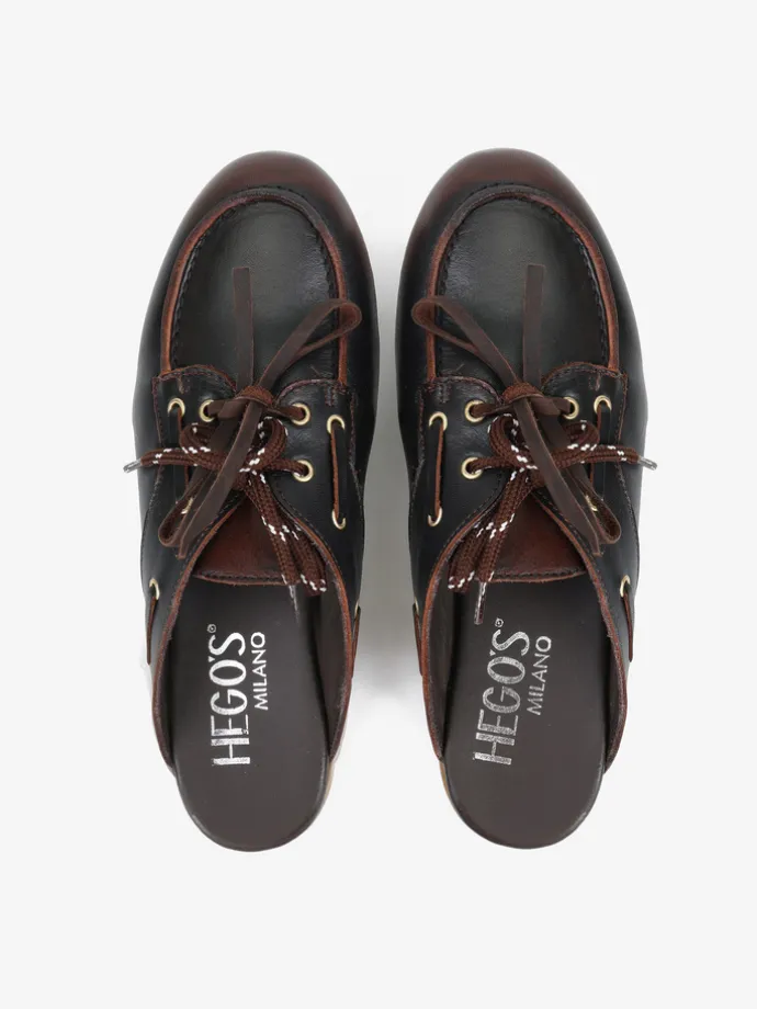 SKÓRZANE MULE HEGO'S Milano